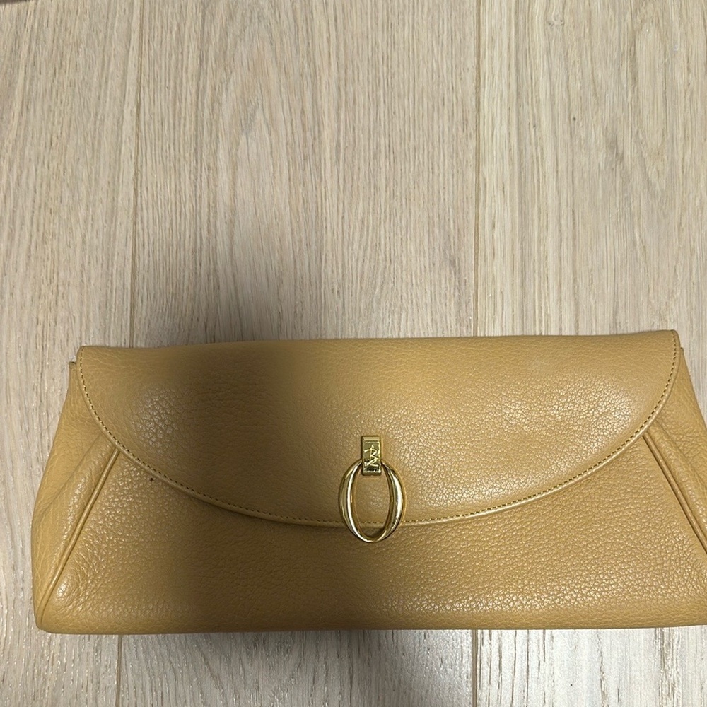 Tan Clutch